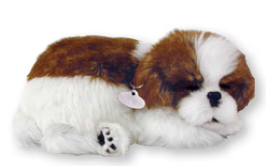 CHIOT EN PELUCHE